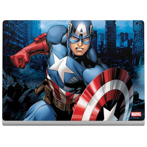 Marvel Captain America Portrait Surface Book 2 15in Skin